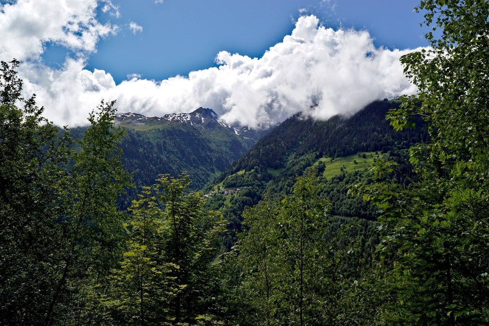 Vue sur la pointe des Marmottes Noires
