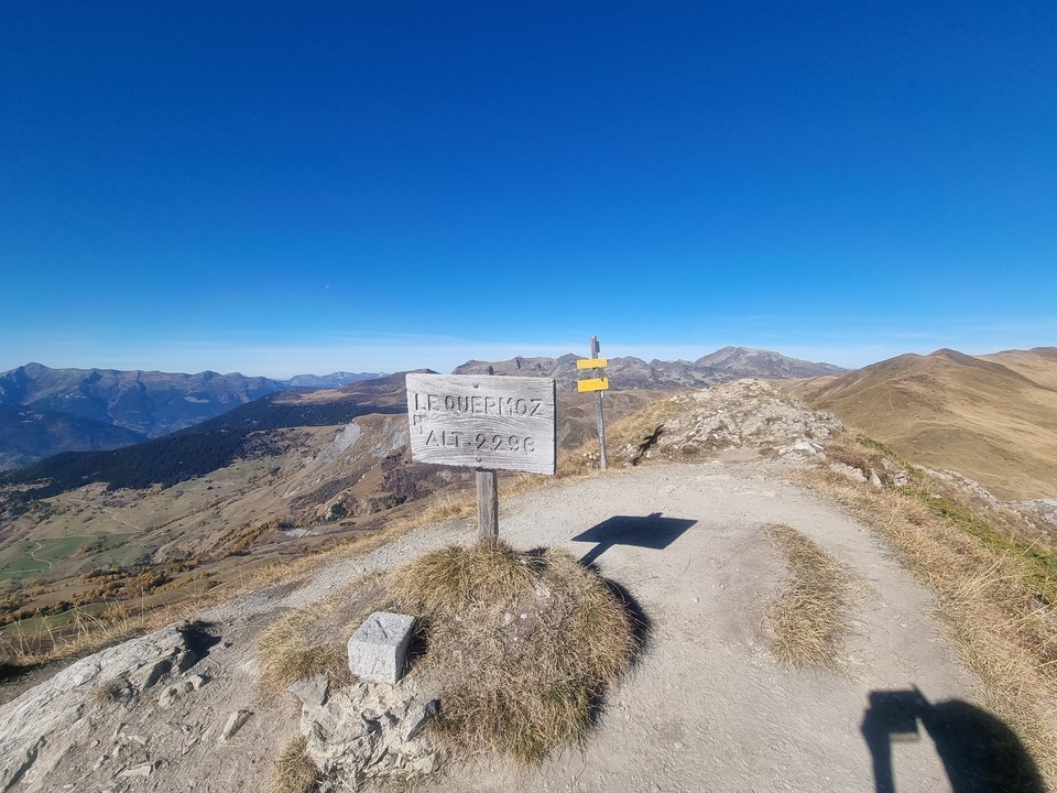 Sommet du Quermoz : randonnée par les crêtes entre Beaufortain et Tarentaise