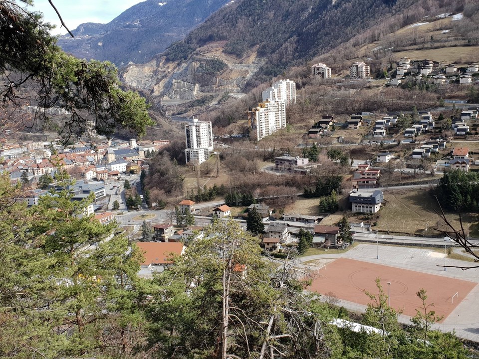 Depuis le sentier du Grand Chêne