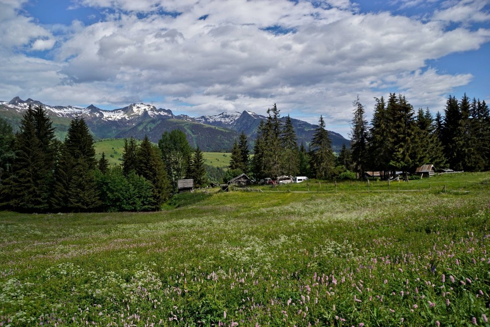 Vu de Plan Parc sur la Vallée du Morel