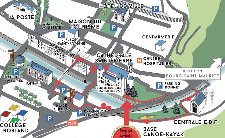 Tracé du parcours
