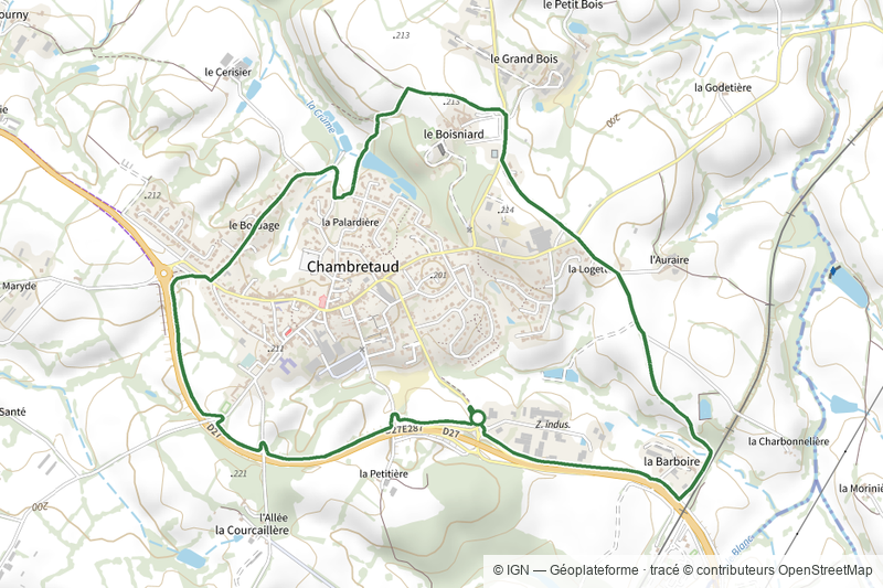 Circuit pedestre de Chambretaud