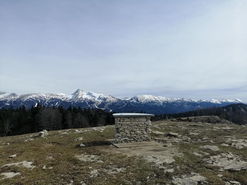 Le sommet de Château-Julien - Passage