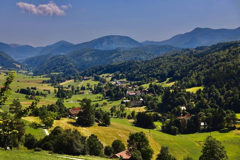 Autour du village de Saint-Martin-en-Vercors