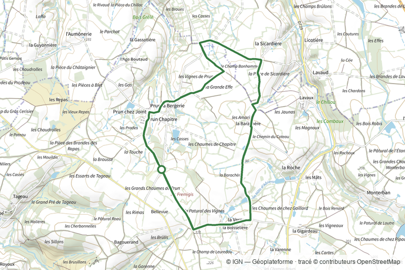 Les Chaumes du Chapître - circuit n°8
