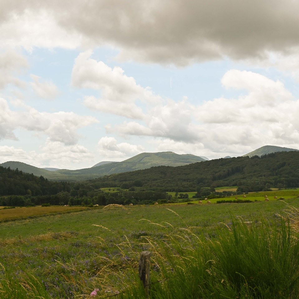 Vue sur la Chaîne des Puys