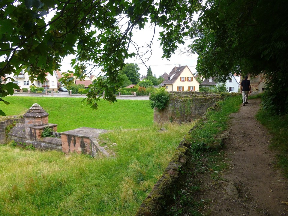 Sur les remparts de Wissembourg