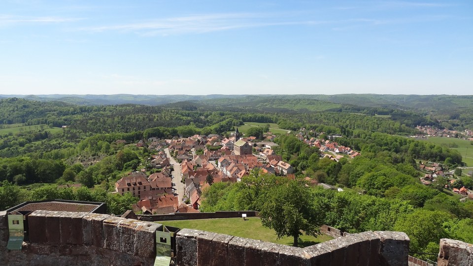 Vue depuis le château de Lichtenberg - CCHLPP