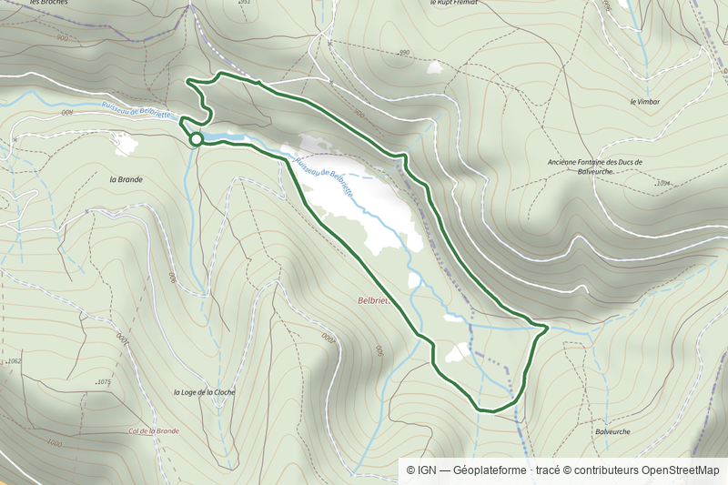 Parcours circulaire de Belbriette