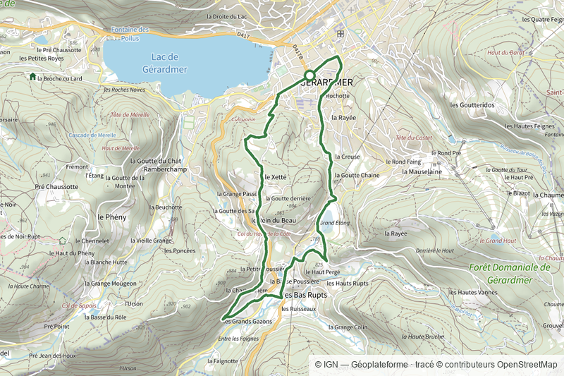 Circuit Gérardmer - Les Bas Rupts