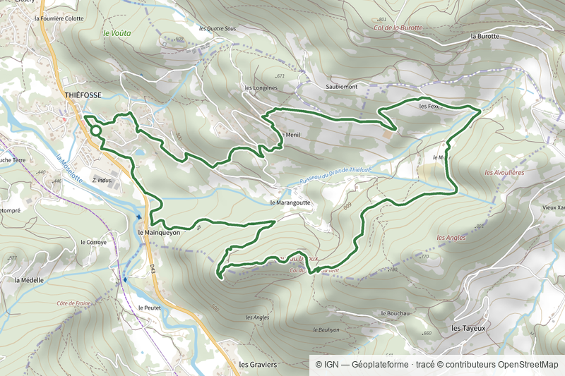 Circuit du Droit de Thiéfosse grande boucle
