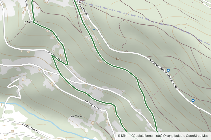 Le circuit des murs de mémoire des Ponsez