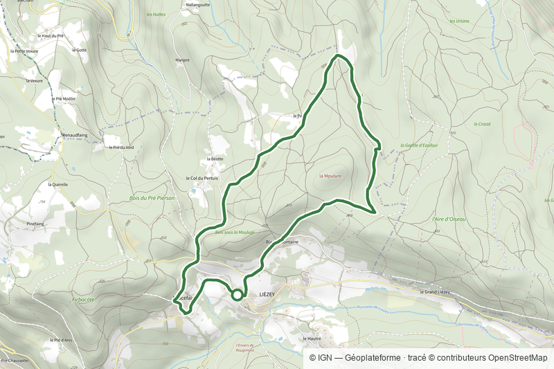 Les Croix le chemin de Liézey