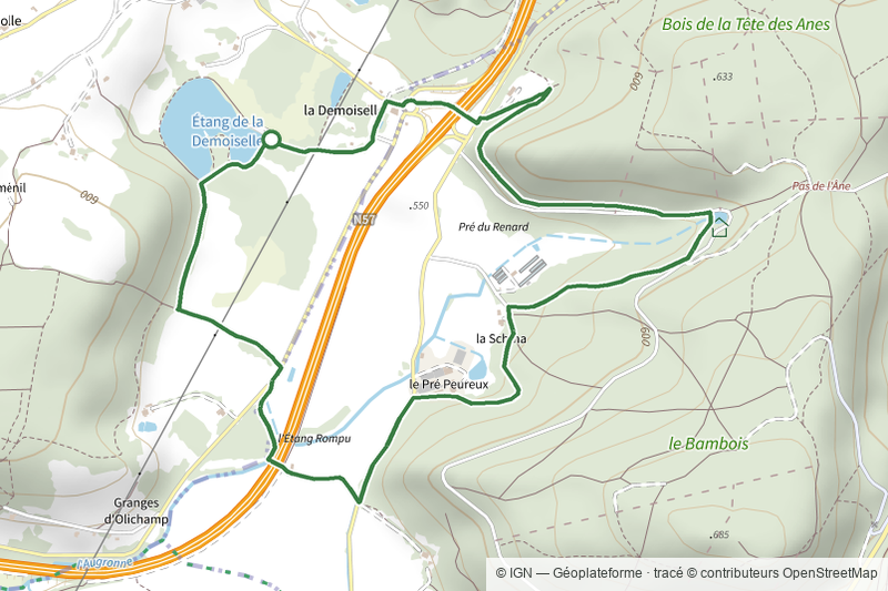 Circulaire des Étangs de la Demoiselle et du Renard