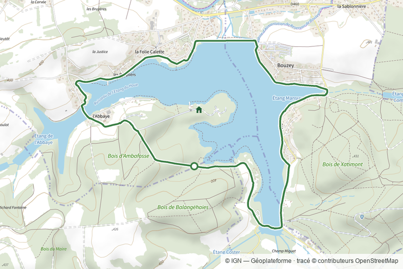 Tour du Lac de Bouzey pour piétons