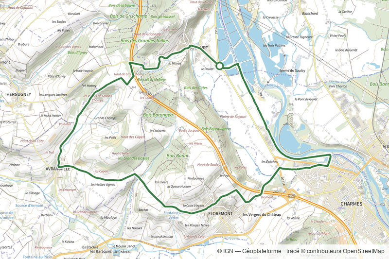 Circuit entre Vignes et Clochers