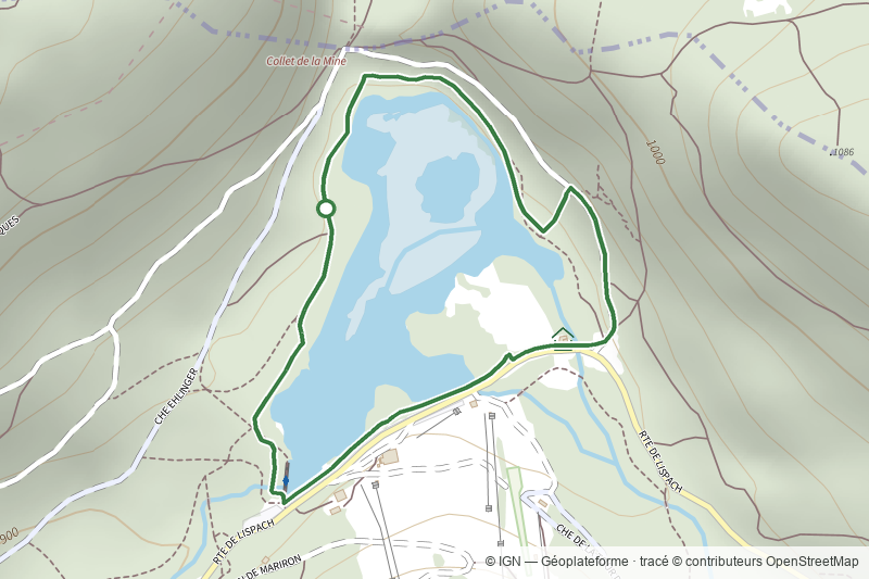 Sentier du tour du lac