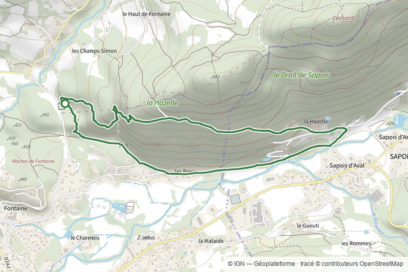 Circuit des Balcons de la Hazelle par le chemin des Savoyards