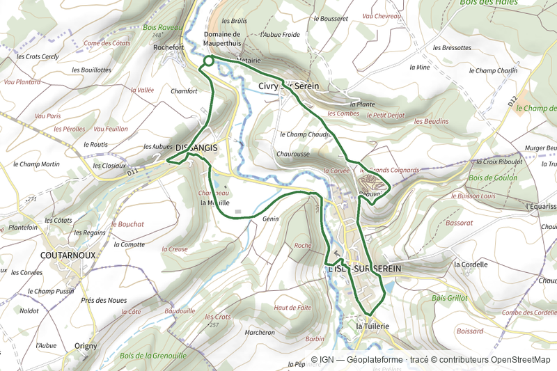 Circuit de la Vallée du Serein et du Moulin à Vent