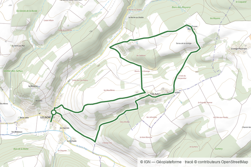 Circuit de l'attaque du 3 aout 1944
