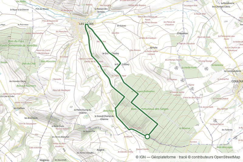 N°04 Autour de Les Sièges, la Pierre-Collon