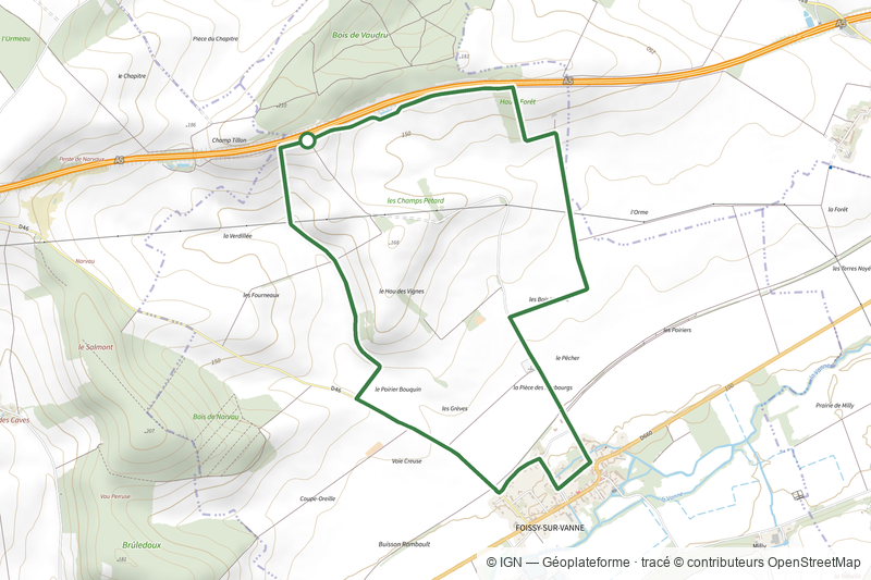 N°12 07km Foissy-sur-Vanne Route des bergeries