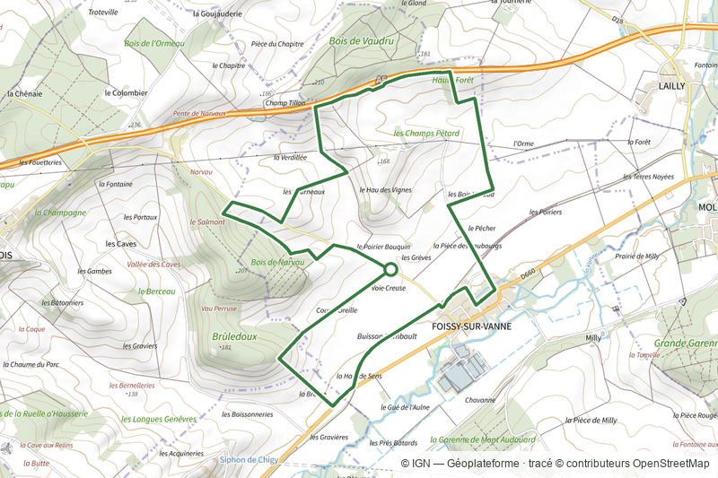 N°12 13km Foissy-sur-Vanne Route des bergeries